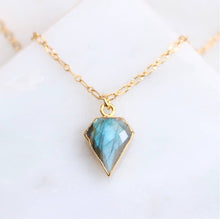 Load image into Gallery viewer, Mesa Blue Labradorite Necklace
