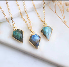 Load image into Gallery viewer, Mesa Blue Labradorite Necklace