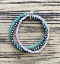 Load image into Gallery viewer, Confidence Three Pack Gemstone Bracelets