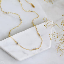Load image into Gallery viewer, Mesa Blue Labradorite Choker Necklace