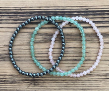 Load image into Gallery viewer, Confidence Three Pack Gemstone Bracelets