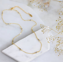 Load image into Gallery viewer, Mesa Blue Labradorite Choker Necklace