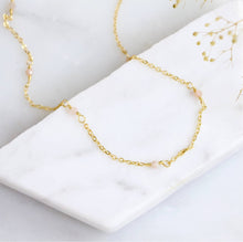 Load image into Gallery viewer, Mesa Blue Peach Moonstone Choker Necklace