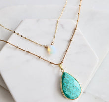 Load image into Gallery viewer, Mesa Blue Opalite Necklace