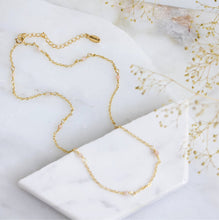 Load image into Gallery viewer, Mesa Blue Peach Moonstone Choker Necklace