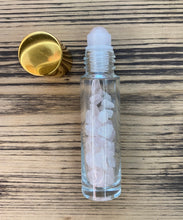 Load image into Gallery viewer, Rose Quartz Essential Oil Roller