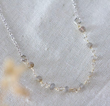 Load image into Gallery viewer, Mesa Blue Labradorite Chip Necklace
