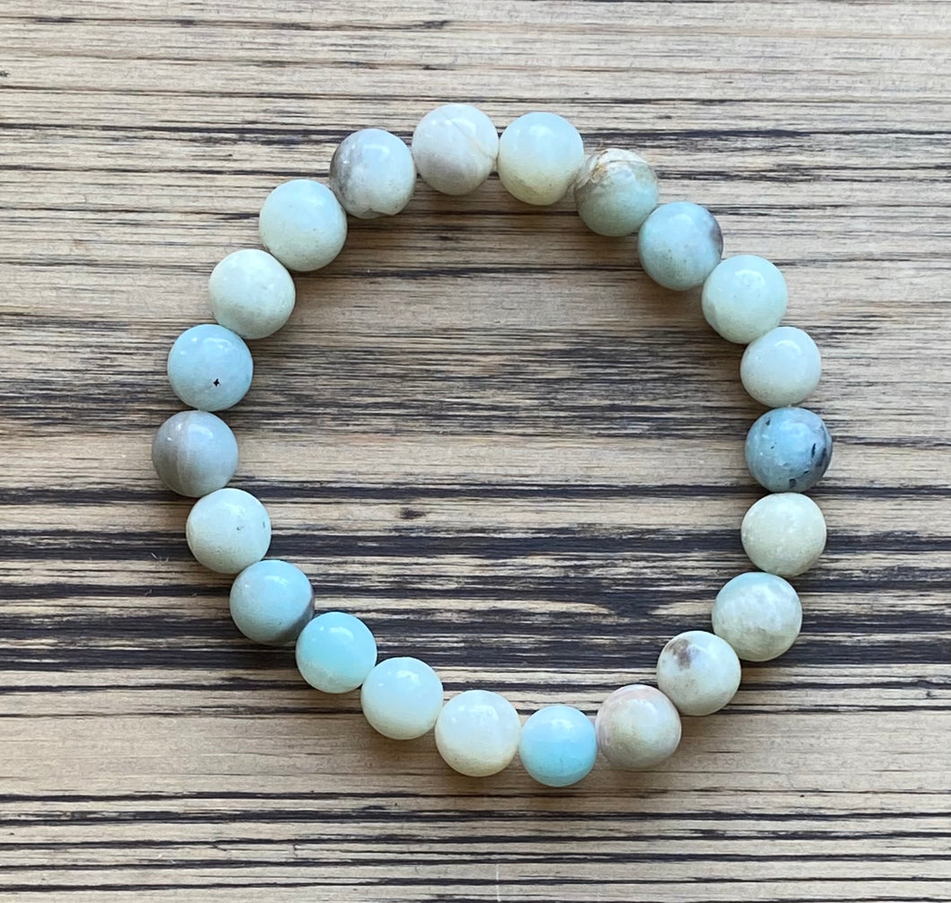 Amazonite Beaded Stretch Bracelet