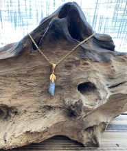 Load image into Gallery viewer, Mystic Titanium Quartz Crystal Necklace
