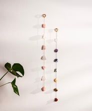 Load image into Gallery viewer, Rose Quartz Crystal 24” Wall Hang

