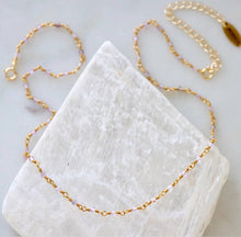 Load image into Gallery viewer, Mesa Blue Amethyst Beaded Choker Necklace
