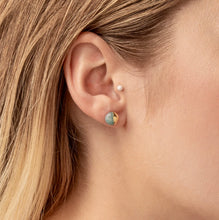Load image into Gallery viewer, Scout Curated Wears Amazonite Dipped Stone Stud Earrings
