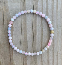 Load image into Gallery viewer, Morganite Beaded Stretch Bracelet
