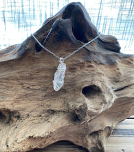 Load image into Gallery viewer, Quartz Crystal Wrapped Necklace
