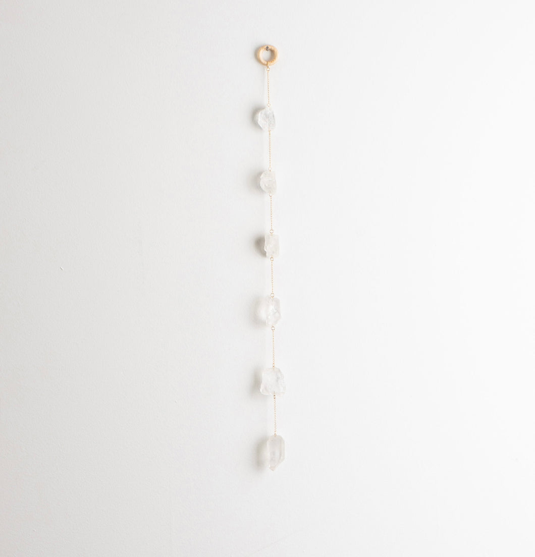 Quartz Crystal 24” Wall Hang