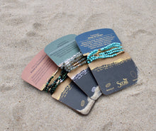 Load image into Gallery viewer, Scout Curated Wears Gold Turquoise Wrap Bracelet/Necklace
