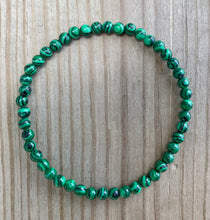 Load image into Gallery viewer, Malachite Beaded Stretch Bracelet
