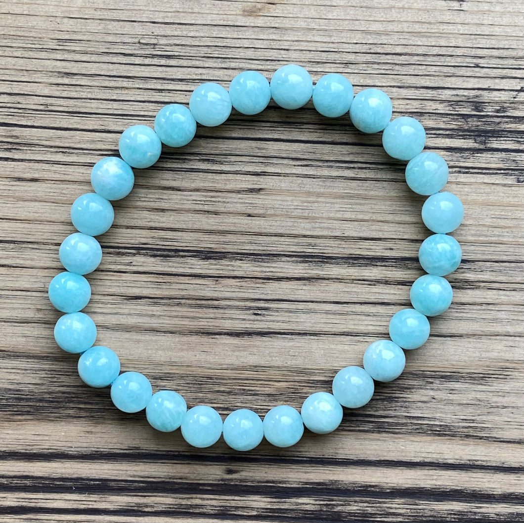 Amazonite Beaded Stretch Bracelet
