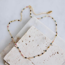 Load image into Gallery viewer, Mesa Blue Tourmaline Choker Necklace
