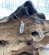 Load image into Gallery viewer, Quartz Crystal Wrapped Necklace
