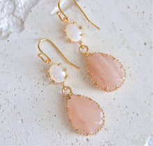 Load image into Gallery viewer, Mesa Blue Opalite Aventurine Earrings
