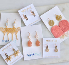 Load image into Gallery viewer, Mesa Blue Opalite Aventurine Earrings
