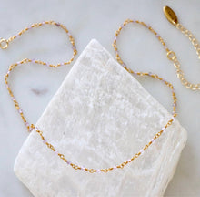 Load image into Gallery viewer, Mesa Blue Amethyst Beaded Choker Necklace
