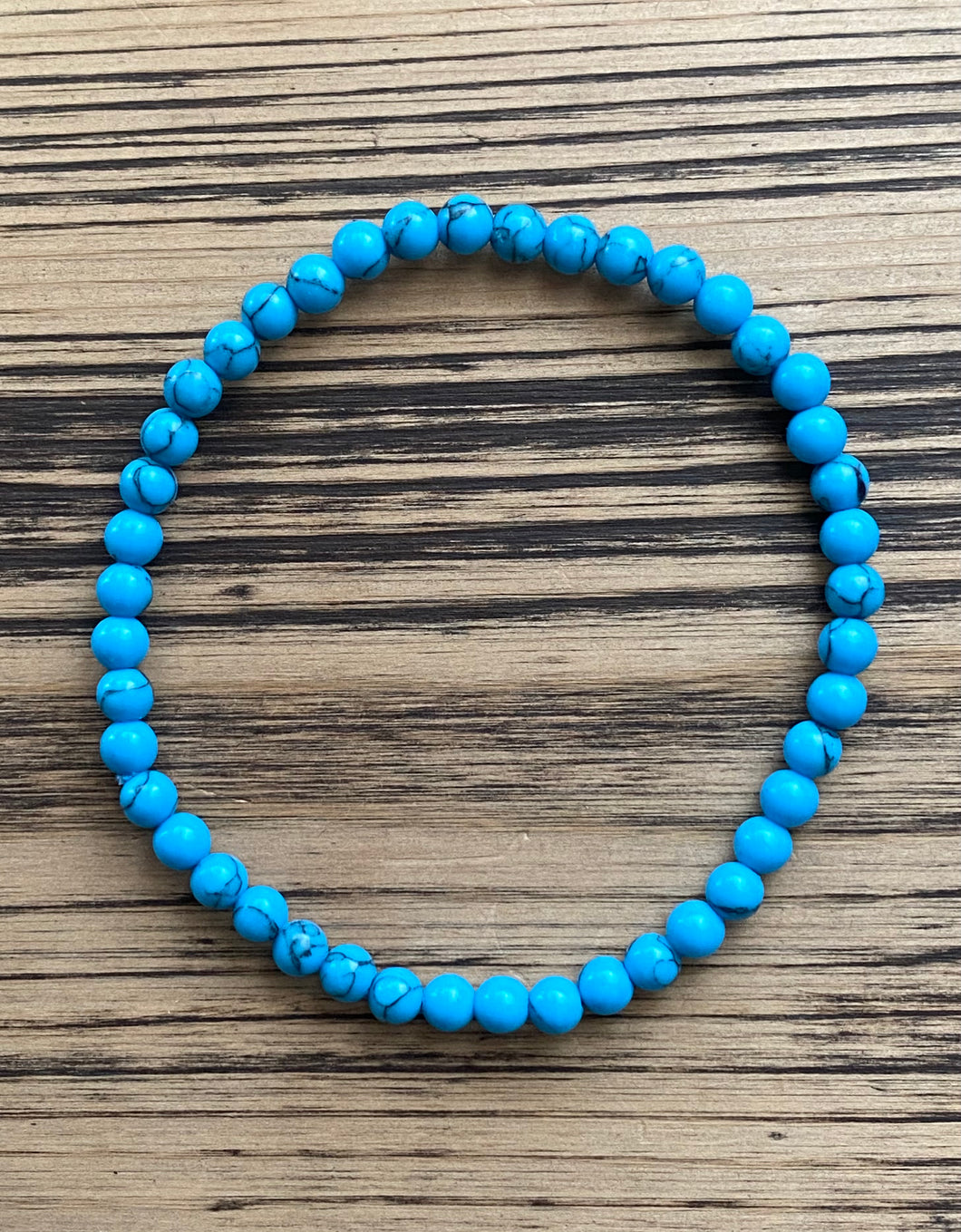 Turquoise Beaded Stretch Bracelet