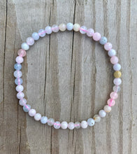 Load image into Gallery viewer, Morganite Beaded Stretch Bracelet
