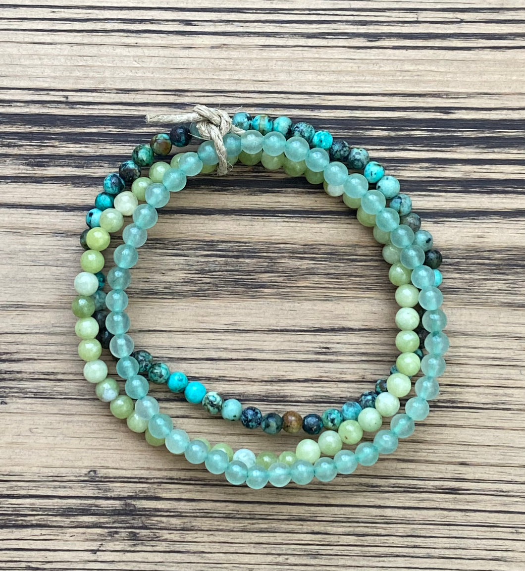 Balance Three Pack Gemstone Bracelets