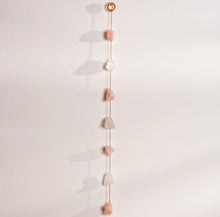 Load image into Gallery viewer, Rose Quartz Crystal 24” Wall Hang
