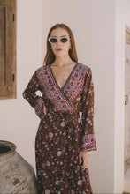 Load image into Gallery viewer, Aura The Label Moroccan Wrap Dress
