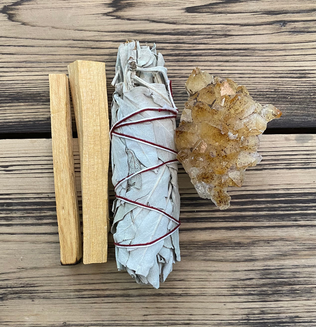 Wolf Spirit Sage Healthy Mind Smudge Kit