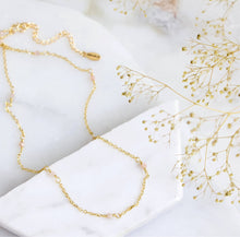 Load image into Gallery viewer, Mesa Blue Peach Moonstone Choker Necklace
