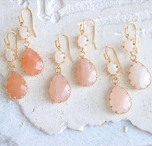Load image into Gallery viewer, Mesa Blue Opalite Aventurine Earrings
